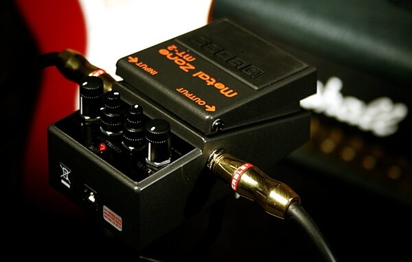 open zoom image for Boss MT-2 Metal Zone Distortion Pedal, New, Application Shot Back