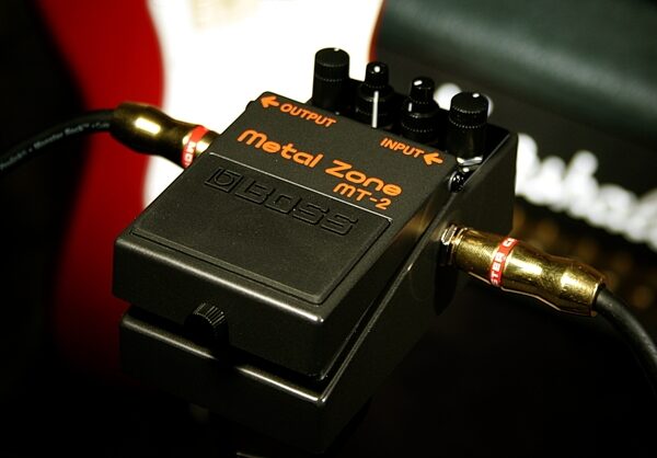open zoom image for Boss MT-2 Metal Zone Distortion Pedal, New, Application Shot Front