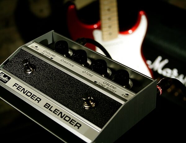 open zoom image for Fender Blender Custom Octave Fuzz Effect Pedal, Application Shot Front