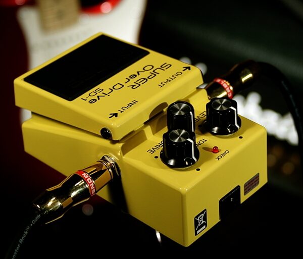 open zoom image for Boss SD-1 Super Overdrive Pedal, New, Application Shot Back