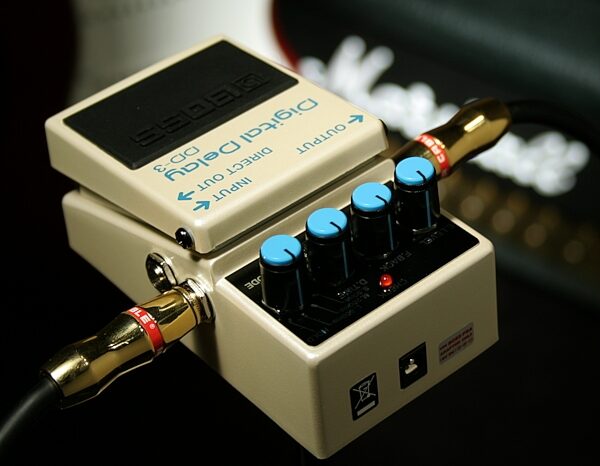 open zoom image for Boss DD-3 Digital Delay Pedal, Application Shot Back