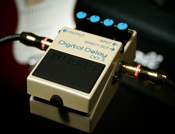 open zoom image for Boss DD-3 Digital Delay Pedal, Application Shot Front