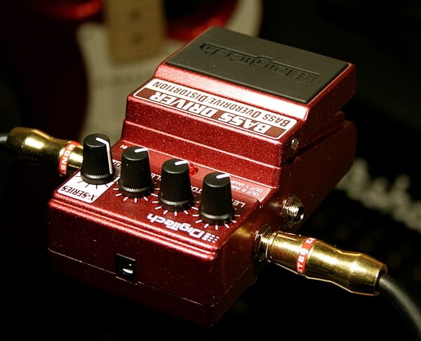 open zoom image for DigiTech Bass Driver X-Series Overdrive Distortion Pedal, Application Shot Back