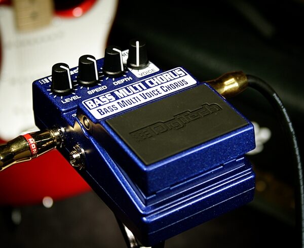 open zoom image for DigiTech Bass Multi Chorus X-Series Pedal, Application Shot Front