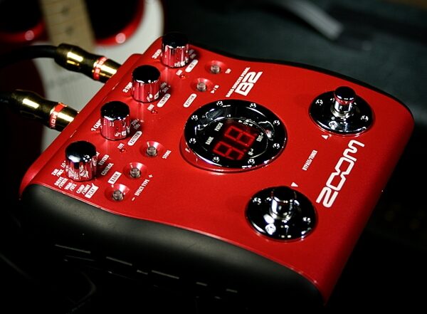 open zoom image for Zoom B2 Bass Multi-Effects Pedal, Application Shot