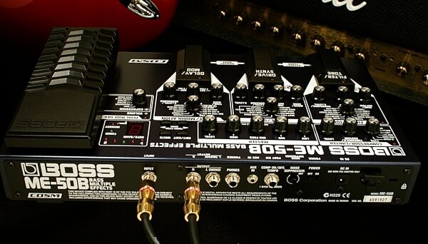 open zoom image for Boss ME-50B Bass Multiple Effects Pedal with COSM, Application Shot Back