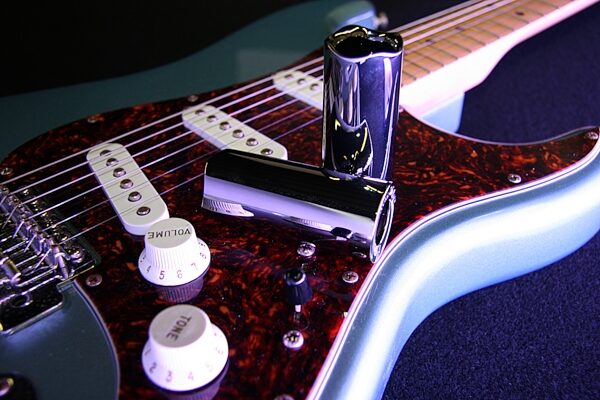 open zoom image for MagSlide Magnesium Guitar Slide, New, Action Position Back