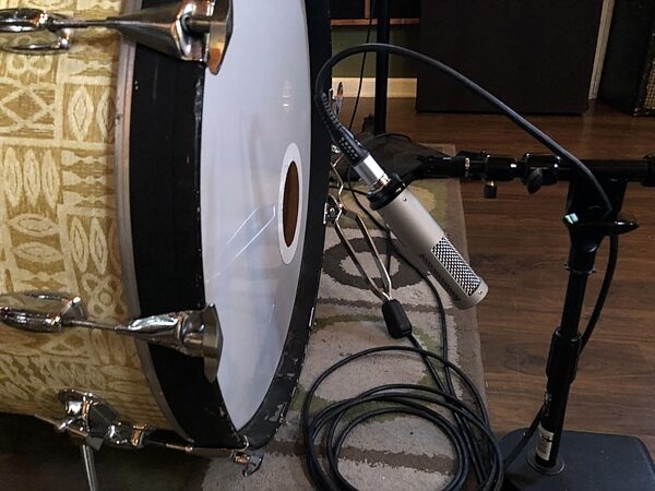 open zoom image for Royer Labs R-10 Large Element Mono Ribbon Microphone, Single Microphone, In Use