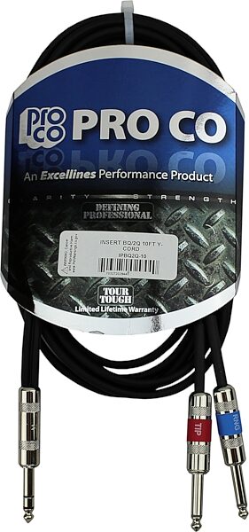 open zoom image for Pro Co IPBQ2Q Insert Cable, 20 foot, Action Position Back
