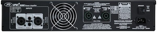 open zoom image for Peavey IPR2 2000 Power Amplifier, New, Rear