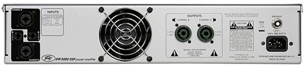open zoom image for Peavey IPR DSP 3000 Power Amplifier, Rear