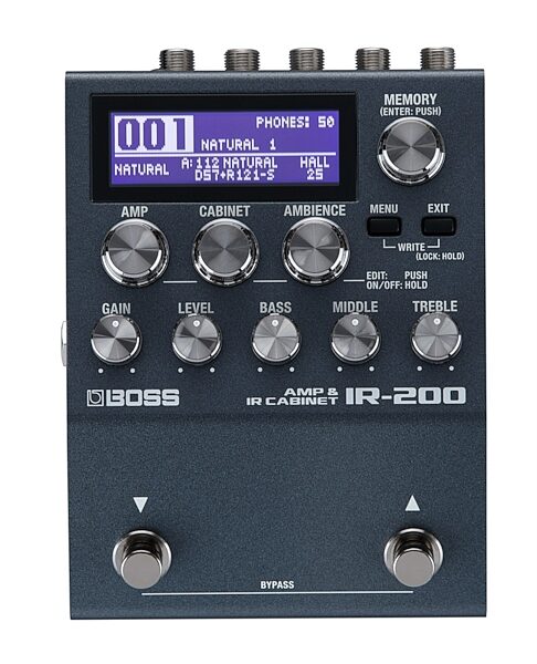 open zoom image for Boss IR-200 Amp and Cabinet Processor Pedal, New, Main