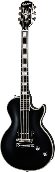 open zoom image for Epiphone LTD Jared James Nichols "Old Glory" Les Paul Custom Electric Guitar (with Gig Bag), Action Position Back