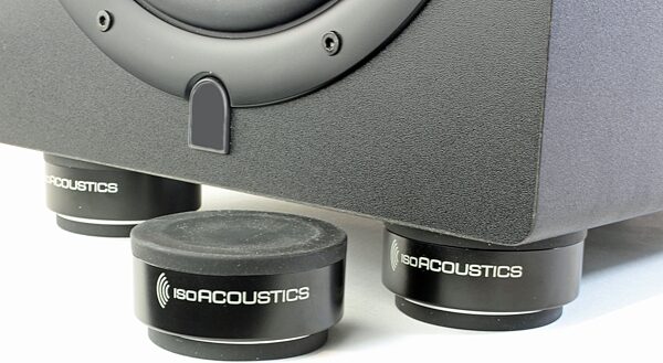 open zoom image for IsoAcoustics ISO-PUCK Vibration Isolators for Studio Monitors and Amps, 2-Pack, Detail Front