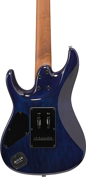 open zoom image for Ibanez AZ427P2QM Premium Electric Guitar (with Gig Bag), Twilight Blue Burst, Open Box (Very Good), Action Position Back