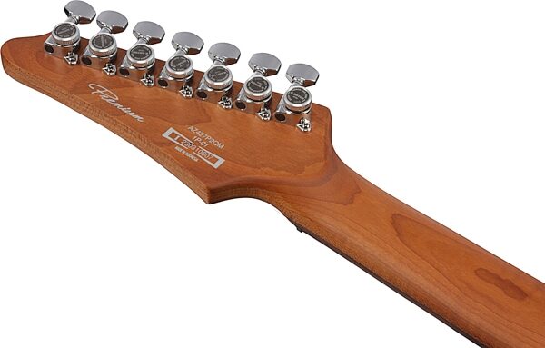 open zoom image for Ibanez AZ427P2QM Premium Electric Guitar (with Gig Bag), Twilight Blue Burst, Open Box (Very Good), Action Position Back