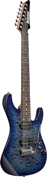 open zoom image for Ibanez AZ427P2QM Premium Electric Guitar (with Gig Bag), Twilight Blue Burst, Open Box (Very Good), Action Position Back