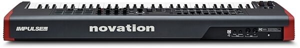 open zoom image for Novation Impulse 61 USB/MIDI Keyboard Controller (61-Key), Rear