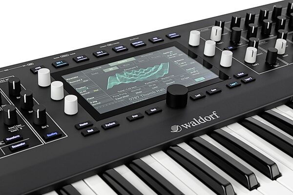 open zoom image for Waldorf Iridium Keyboard Synthesizer, Action Position Back