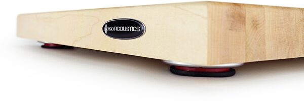 open zoom image for IsoAcoustics MA18175 Delos Butcher Block Turntable Isolation Platform, New, Action Position Back