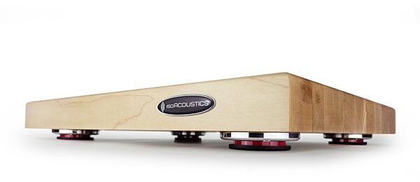 open zoom image for IsoAcoustics MA18175 Delos Butcher Block Turntable Isolation Platform, New, Action Position Back