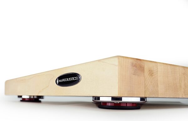 open zoom image for IsoAcoustics MA18175 Delos Butcher Block Turntable Isolation Platform, New, Action Position Back