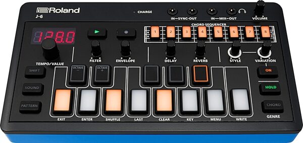 open zoom image for Roland AIRA Compact J-6 Chord Synthesizer, New, Action Position Back