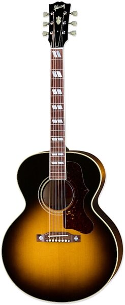 open zoom image for Gibson J-185 True Vintage Acoustic Guitar (With Case), Vintage Sunburst