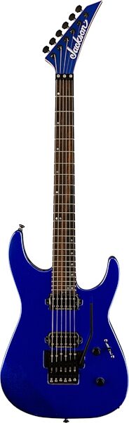 open zoom image for Jackson American Series Virtuoso DK Electric Guitar (with Case), Mystic Blue, Open Box (Good), Action Position Back