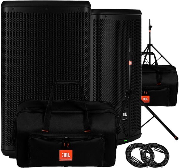 open zoom image for JBL EON712 Powered Loudspeaker, Pair, with Speaker Pack, pack