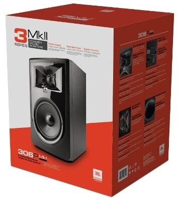 open zoom image for JBL 306P MKII 3 Series Powered Studio Monitor, Single Speaker, Packaging