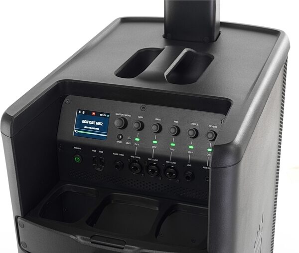 open zoom image for JBL EON ONE MK2 Battery-Powered Linear Array PA System, Black, Action Position Back