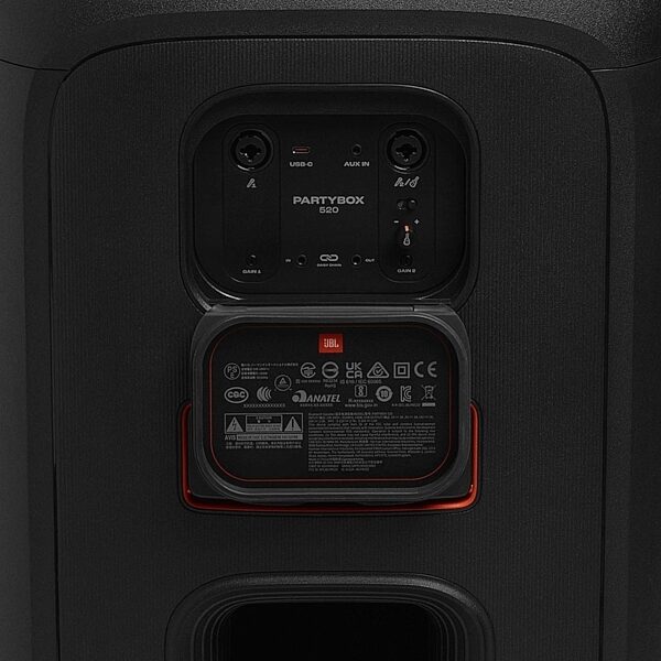open zoom image for JBL PartyBox 520 Portable Battery-Powered PA Speaker, New, Action Position Back