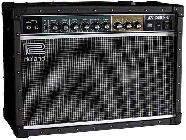 open zoom image for Roland JC-40 Jazz Chorus Guitar Combo Amplifier, New, Angle