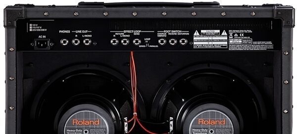 open zoom image for Roland JC-40 Jazz Chorus Guitar Combo Amplifier, New, Rear Closeup