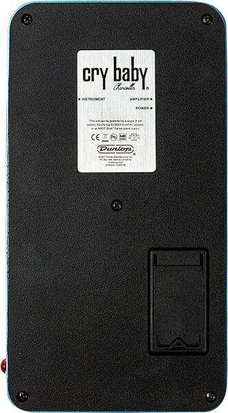 open zoom image for Dunlop Justin Chancellor Cry Baby Wah Pedal, New, Action Position Back