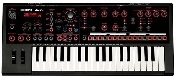 open zoom image for Roland JD-Xi Analog/Digital Crossover Synthesizer, 37-Key, Black, Main