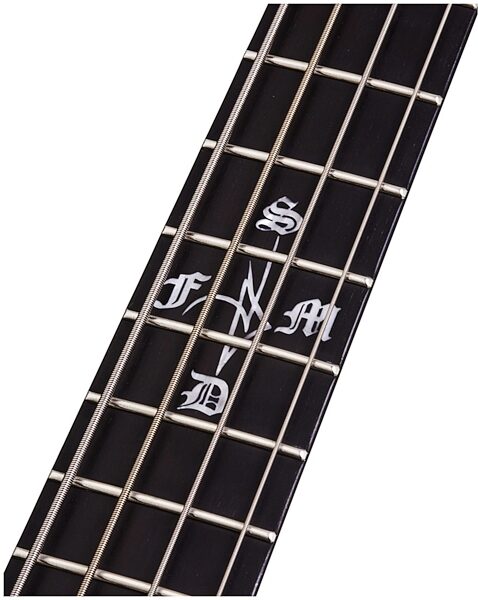open zoom image for Schecter John JD Deservio BLS Electric Bass, Distressed Flag - Inlay