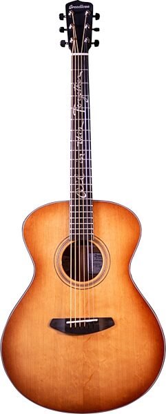 open zoom image for Breedlove Jeff Bridges Organic Concert Acoustic-Electric Guitar (with Gig Bag), Action Position Front