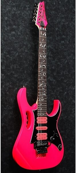 open zoom image for Ibanez Steve Vai JEM Junior SP Electric Guitar, Pink, View