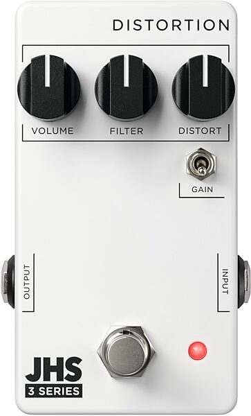 open zoom image for JHS 3 Series Distortion Pedal, New, Action Position Back
