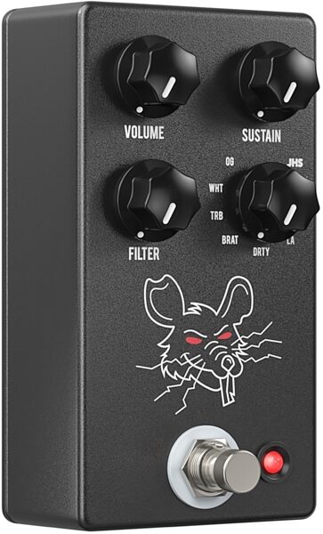 open zoom image for JHS PackRat Distortion Pedal, Black, view