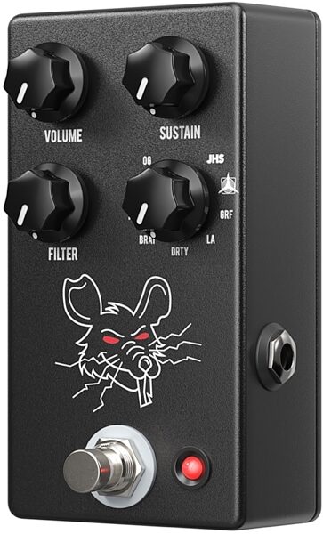 open zoom image for JHS PackRat Distortion Pedal, Black, view