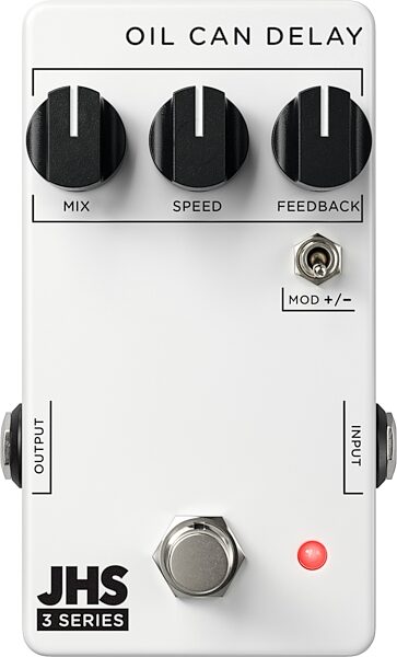 open zoom image for JHS 3 Series Oil Can Delay Pedal, New, Action Position Back