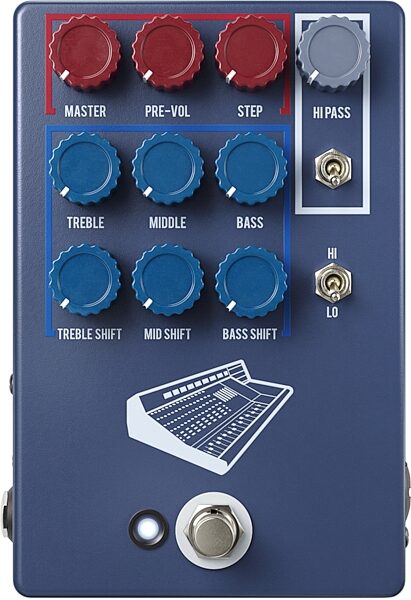 open zoom image for JHS Colour Box V2 Preamp Pedal - 10th Anniversary Edition, Open Box (Very Good), Action Position Front