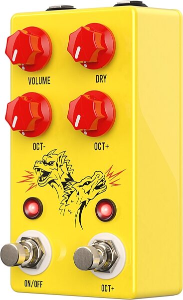 open zoom image for JHS Double Dragon Lo-Fi Octave Device Pedal, New, Action Position Back