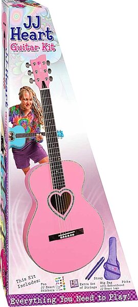 open zoom image for JJ Heart Acoustic Guitar Package, Box