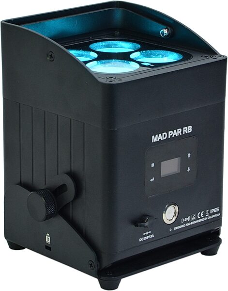 open zoom image for JMAZ MAD PAR RB 80W RGBAL+C LED Swappable Battery-Powered Outdoor Uplight, New, Action Position Back