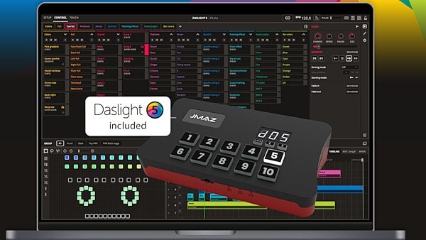 open zoom image for JMAZ Regulator DMX Scene Lighting Controller with Daslight Software, New, Main