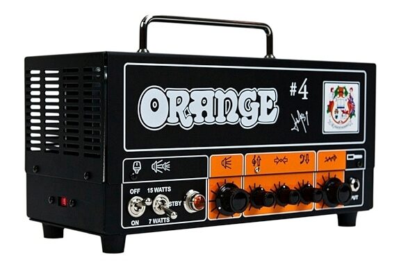 open zoom image for Orange Signature #4 Jim Root Terror Guitar Amplifier Head (15 Watts), Left